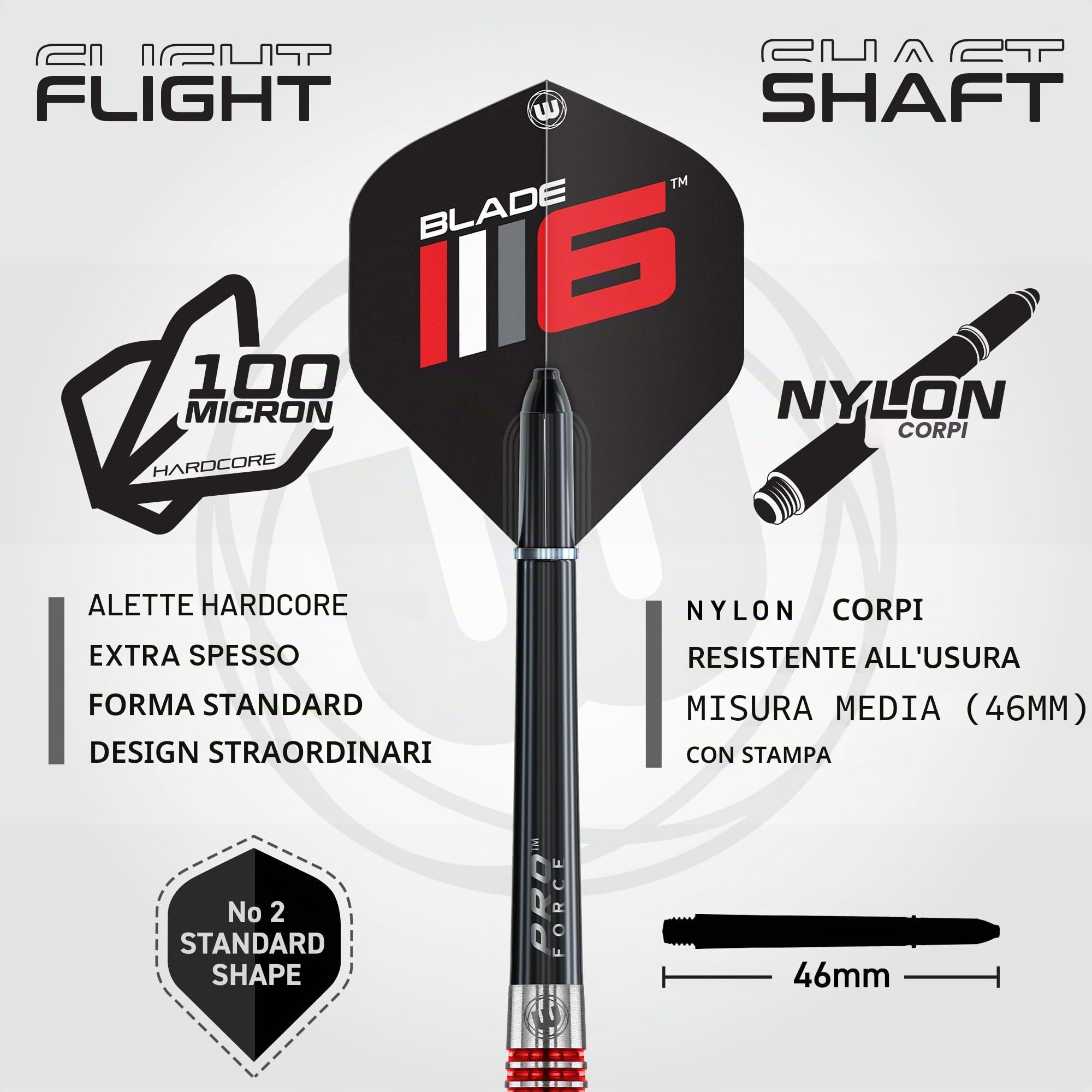 WINMAU Advance 500, Freccette Unisex