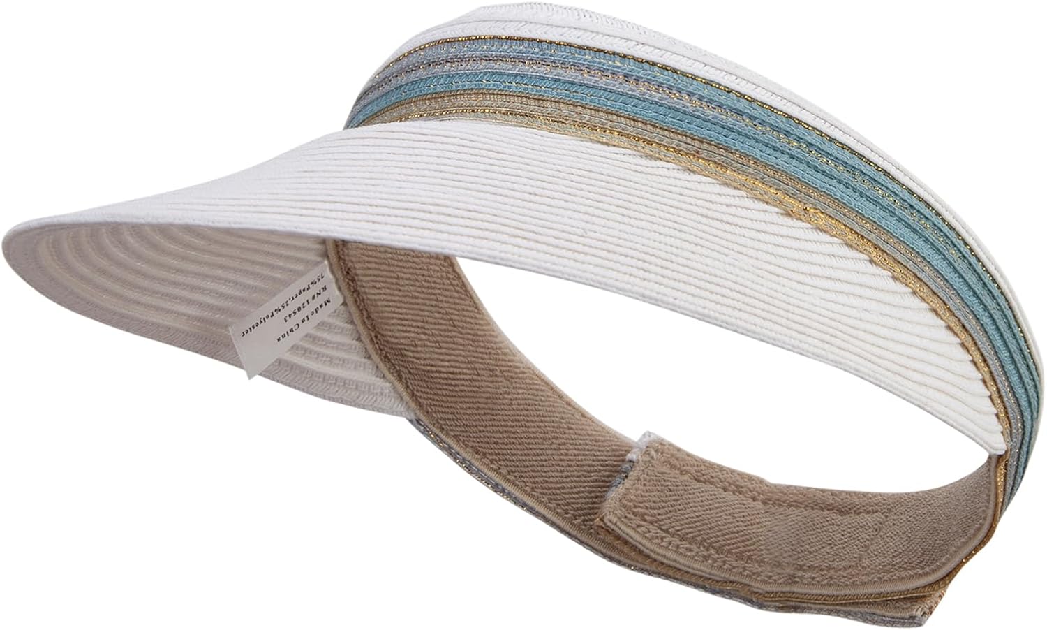 Jeanne Simmons Women's 4" Velcro Strap Visor