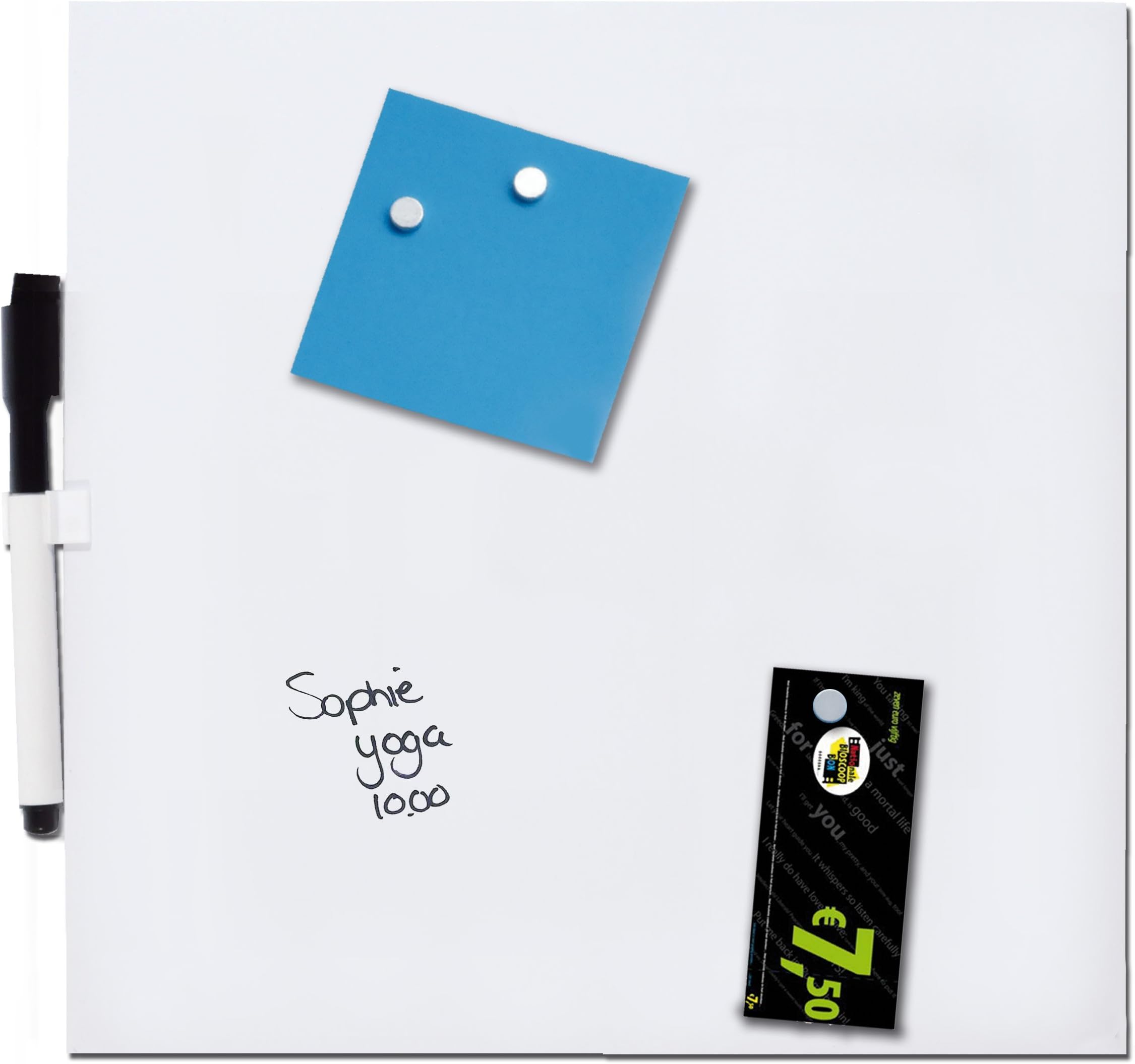 Desq 4211 Organizer, Frameless Design with a Strong MDF Back Panel, Complete with a Marker and Cleaner