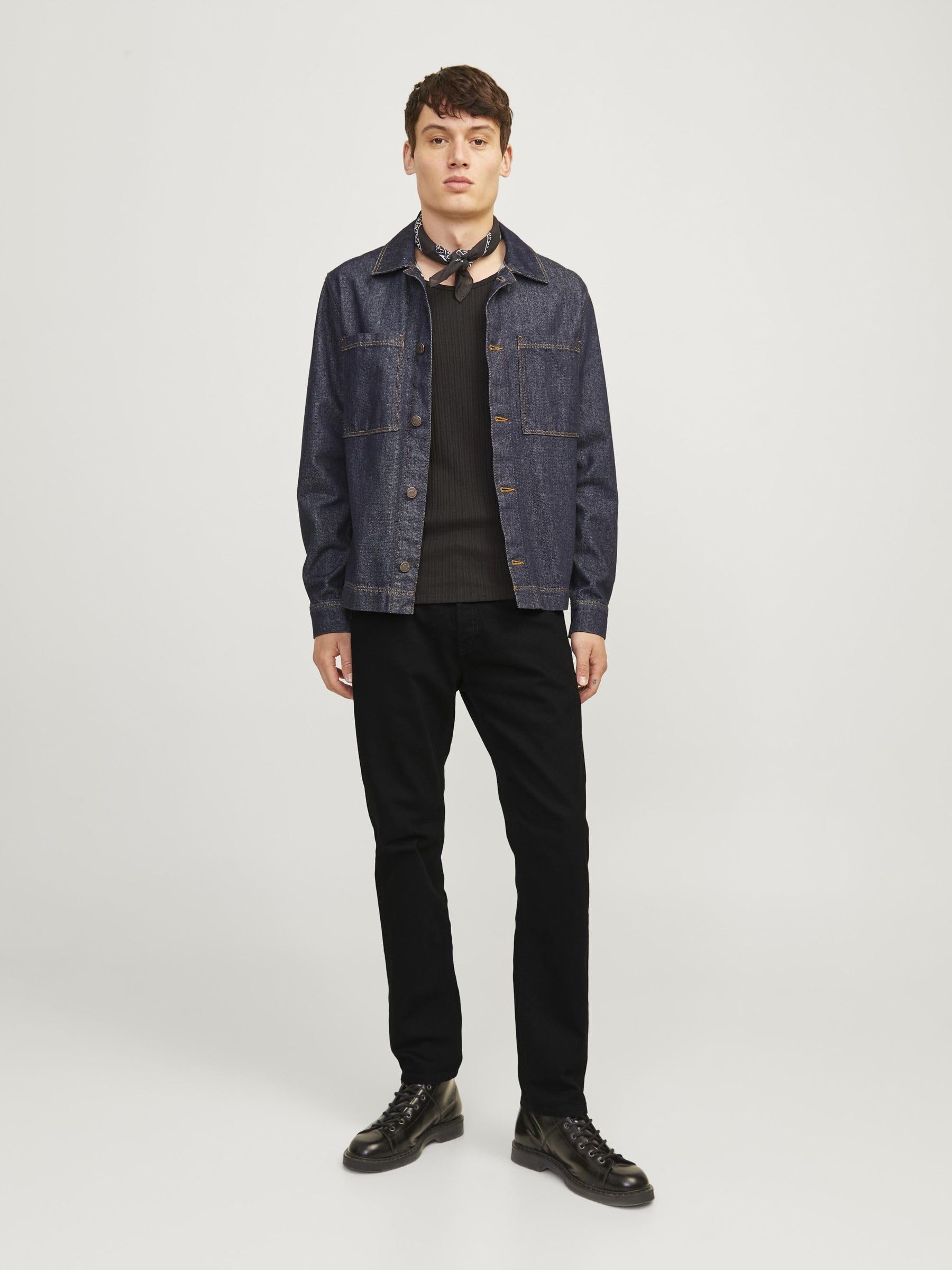 Jack & Jones Tapered-fit-Jeans JJIMIKE JJORIGINAL CJ SN mit Five-Pocket-Design – Bild 5