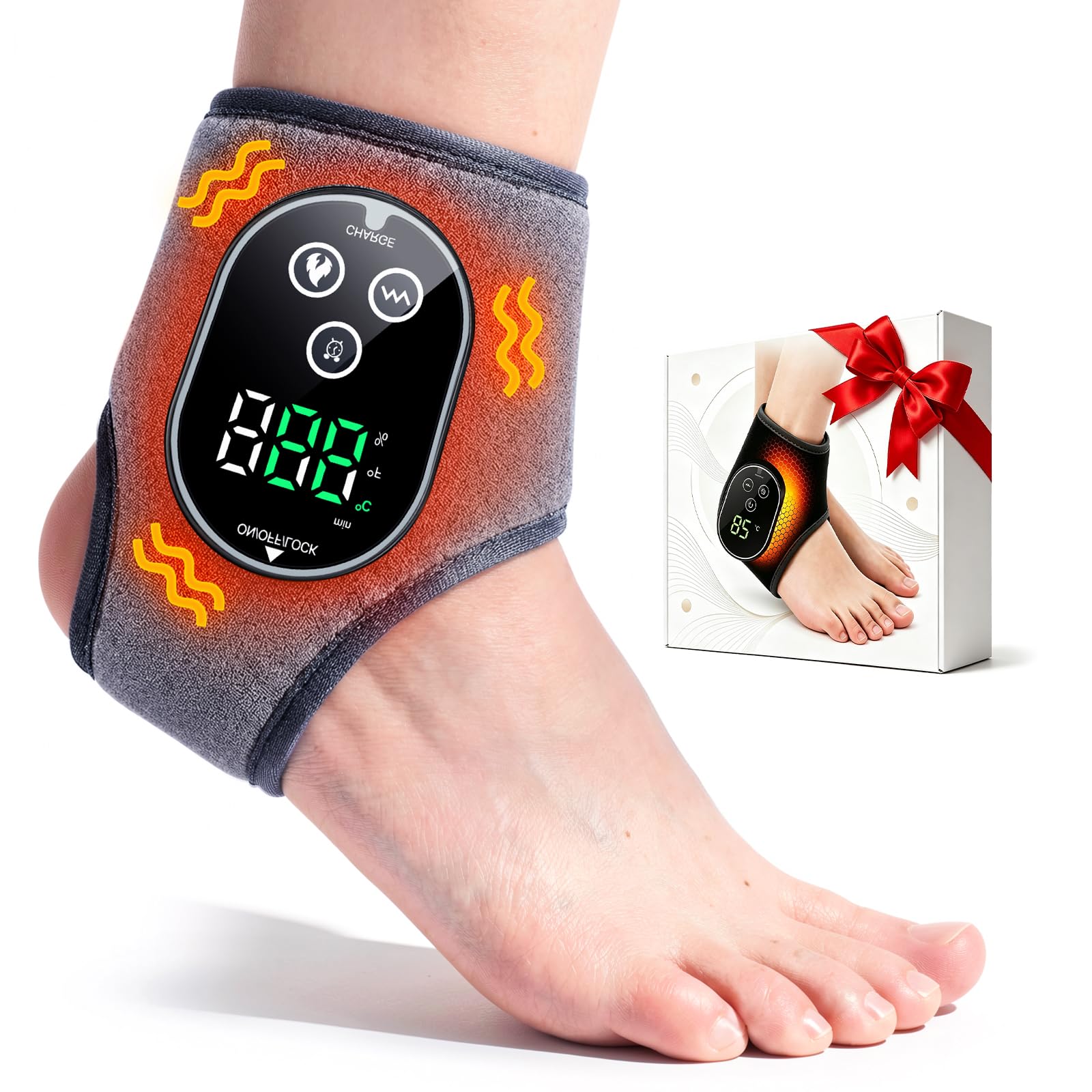 Photo 1 of YiiMeeCoo Cordless Foot Massager with Heat