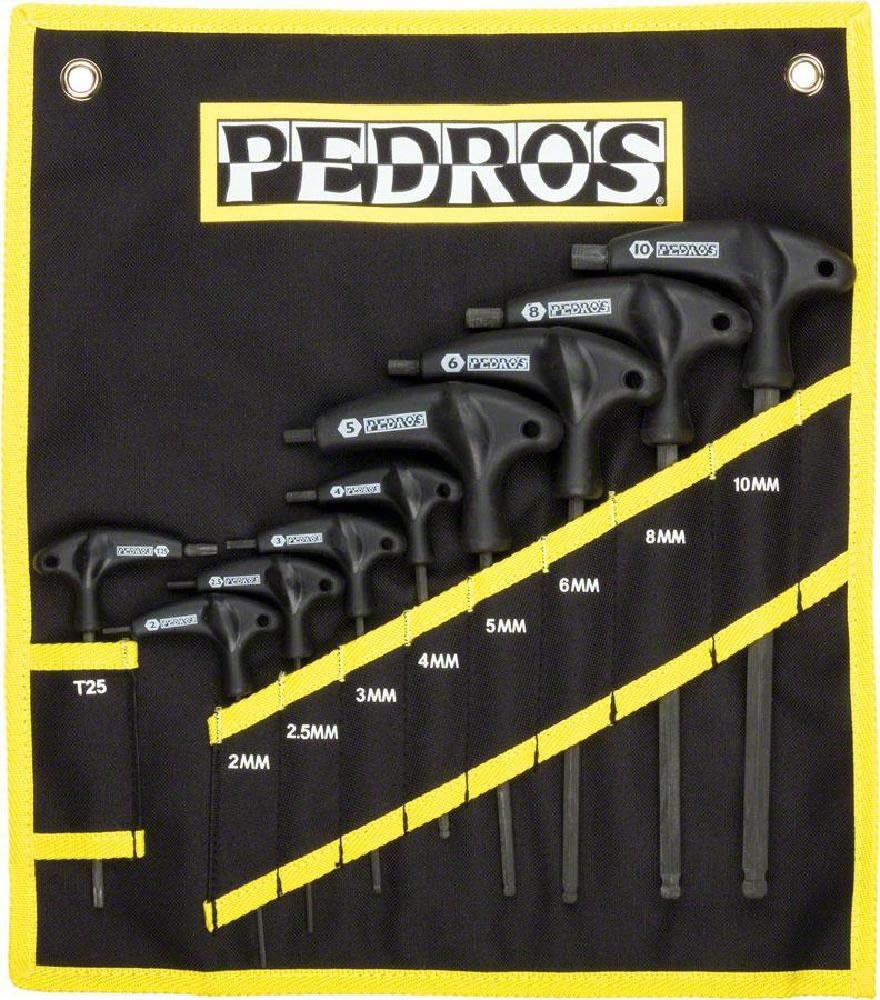 Pedros T-Handle Pro Allen Wrench Tool (9-Piece)