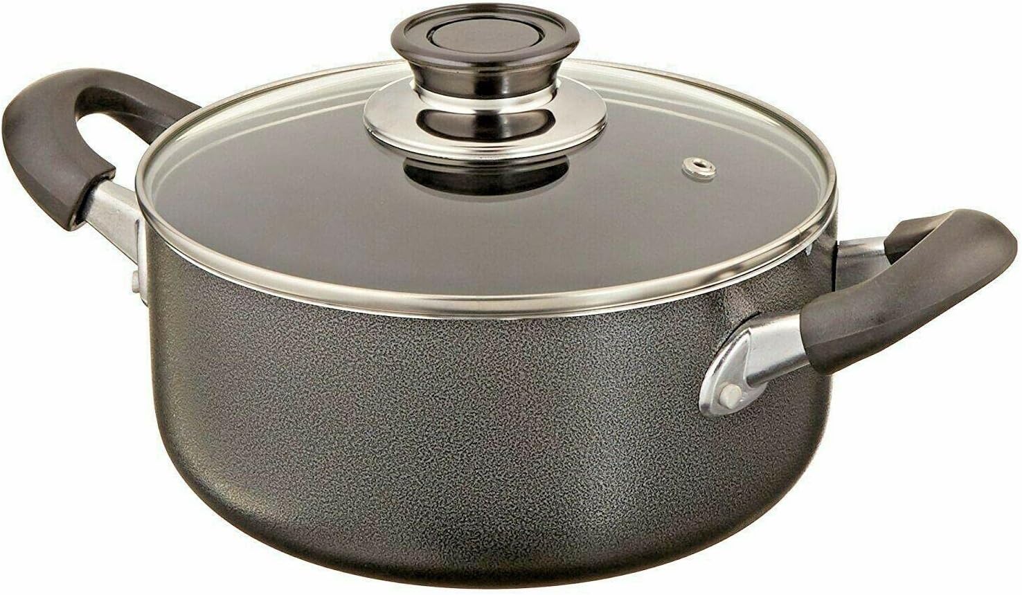 SensaitiN Sauce Pan Aluminum With Glass Lid 3.5 Quart
