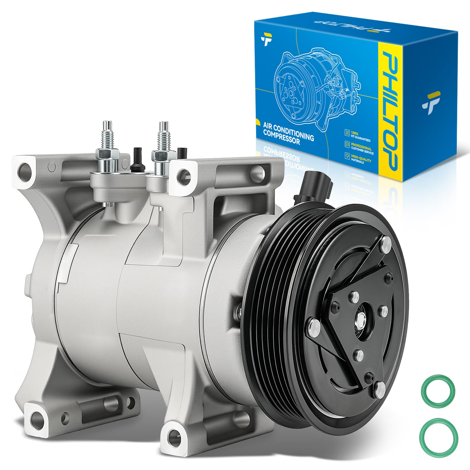 PHILTOP 98302 NEW AC Compressor w/Clutch for Durango 2012-2015 3.6L