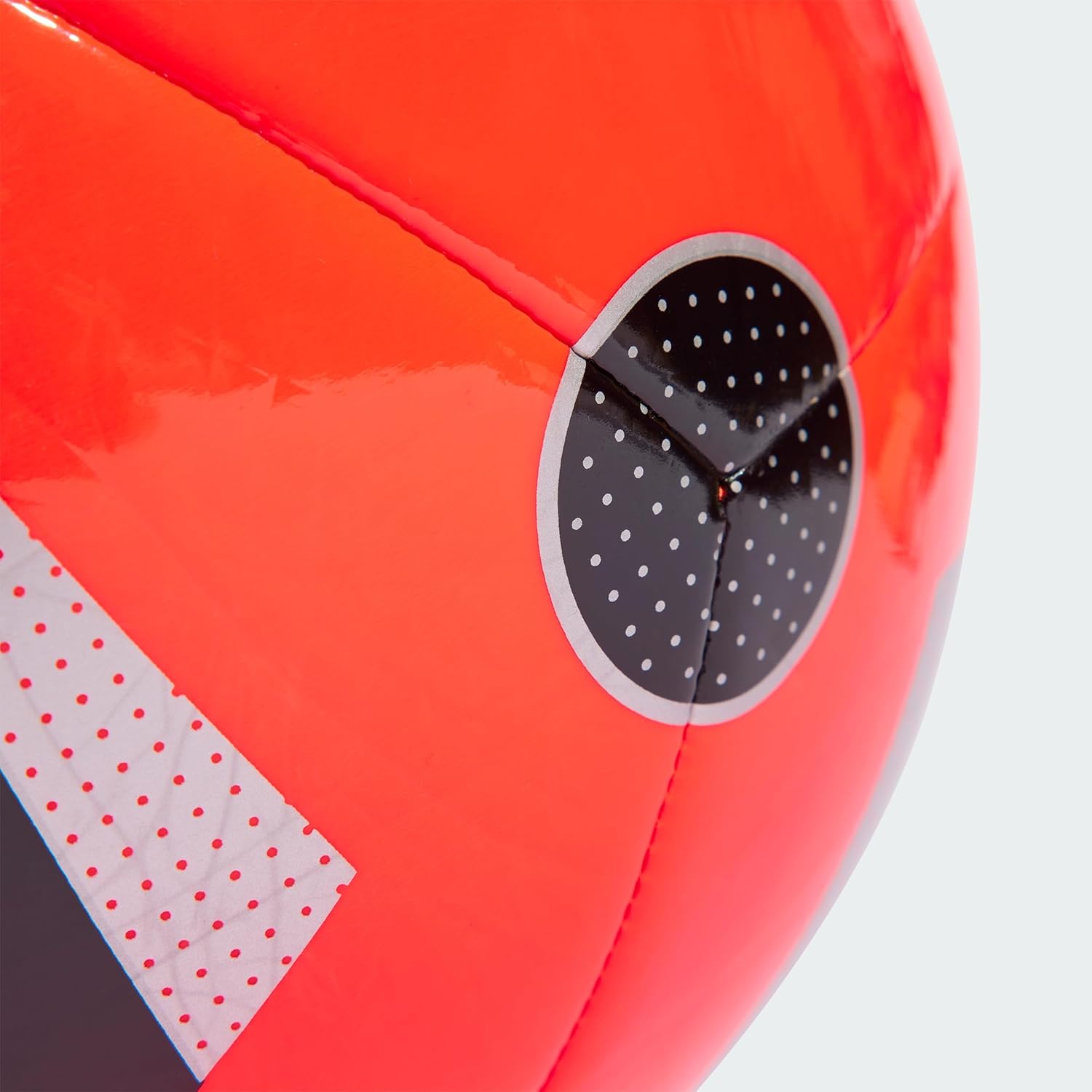 adidas Fussballliebe Club Euro 2024 Ball IN9375, Unisex, Football, Solar Red/Black/Silver Metallic, 5