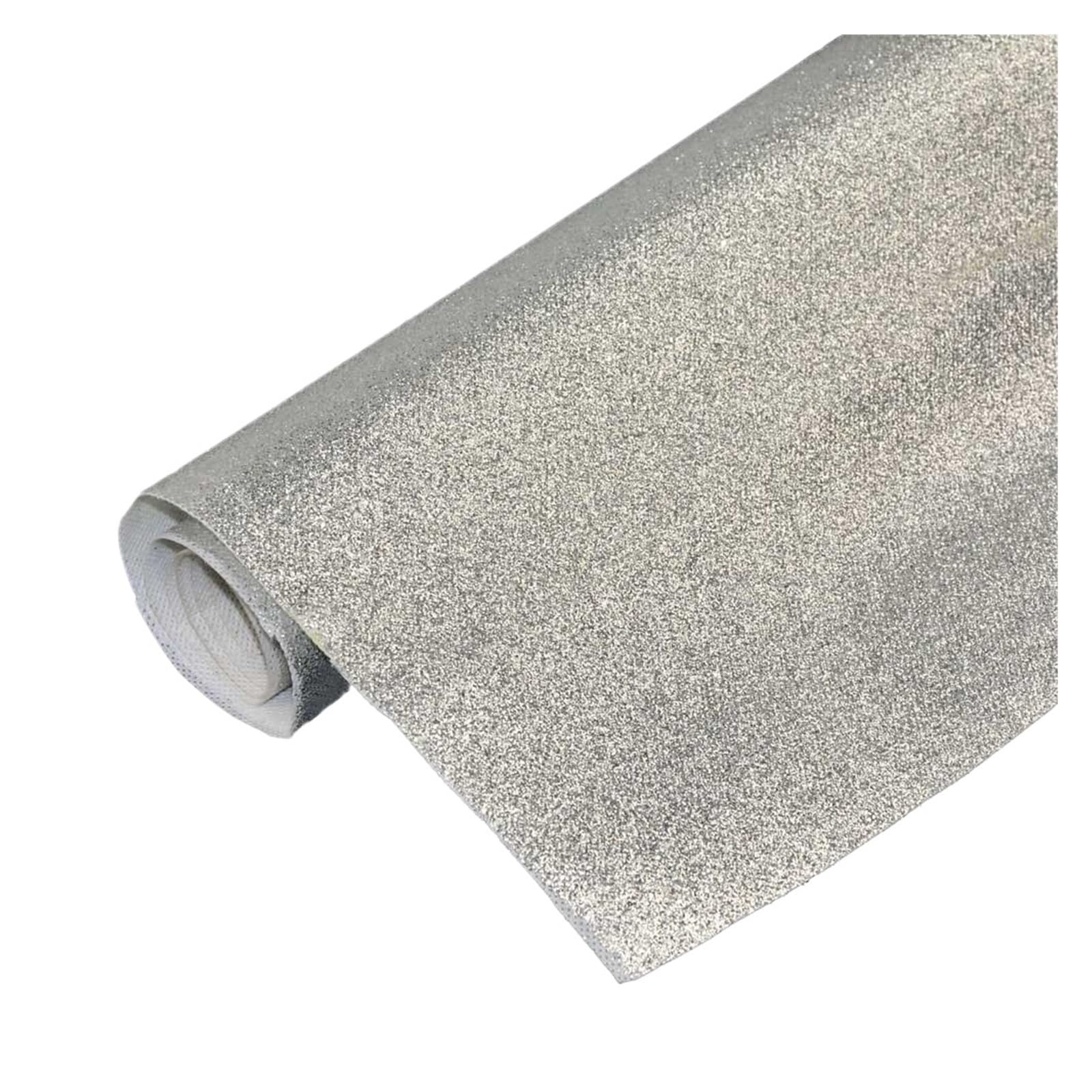 Tappeto Cerimoniale Matrimonio Tappeto Glitterato da 1 x 10 m for corridoio Nuziale, for Decorazione di Eventi for Banchetti Nuziali per Matrimonio(Silver)
