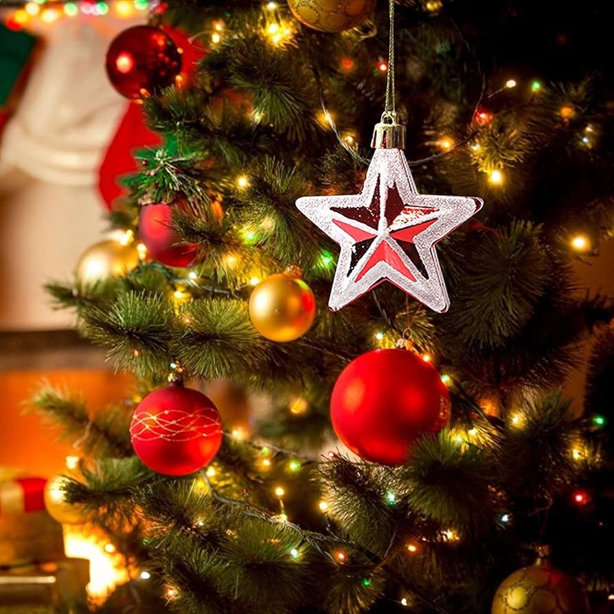 専用♡アメリカ クリスマスオーナメントプレゼント♡微笑みリスちゃん まーちゃん さま】 ornament ✵ * エイトスター オーナメント ま