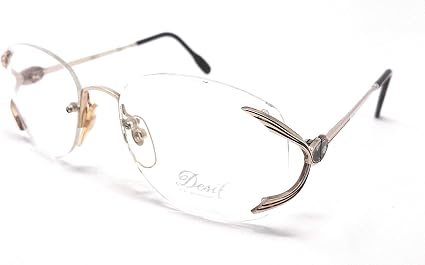 OCCHIALI DA VISTA DONNA DESIL GRETA PLACCATO ORO 14KT GLASANT A GIORNO  VINTAGE : Amazon.it: Abbigliamento
