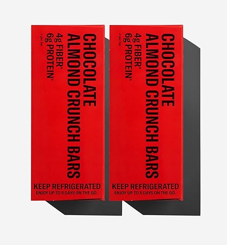 Mid-Day Squares Barras de chocolate altas en proteínas, 1.16 onzas cada una, 2 unidades, 24 cuadrados, sabor a mantequilla de almendras, suministro