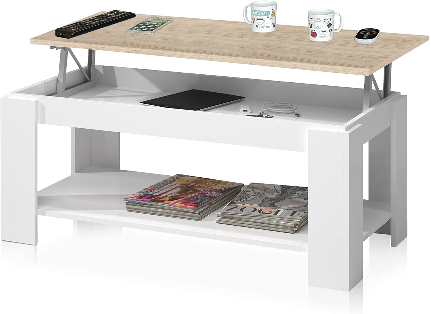 Mesa Centro con revistero