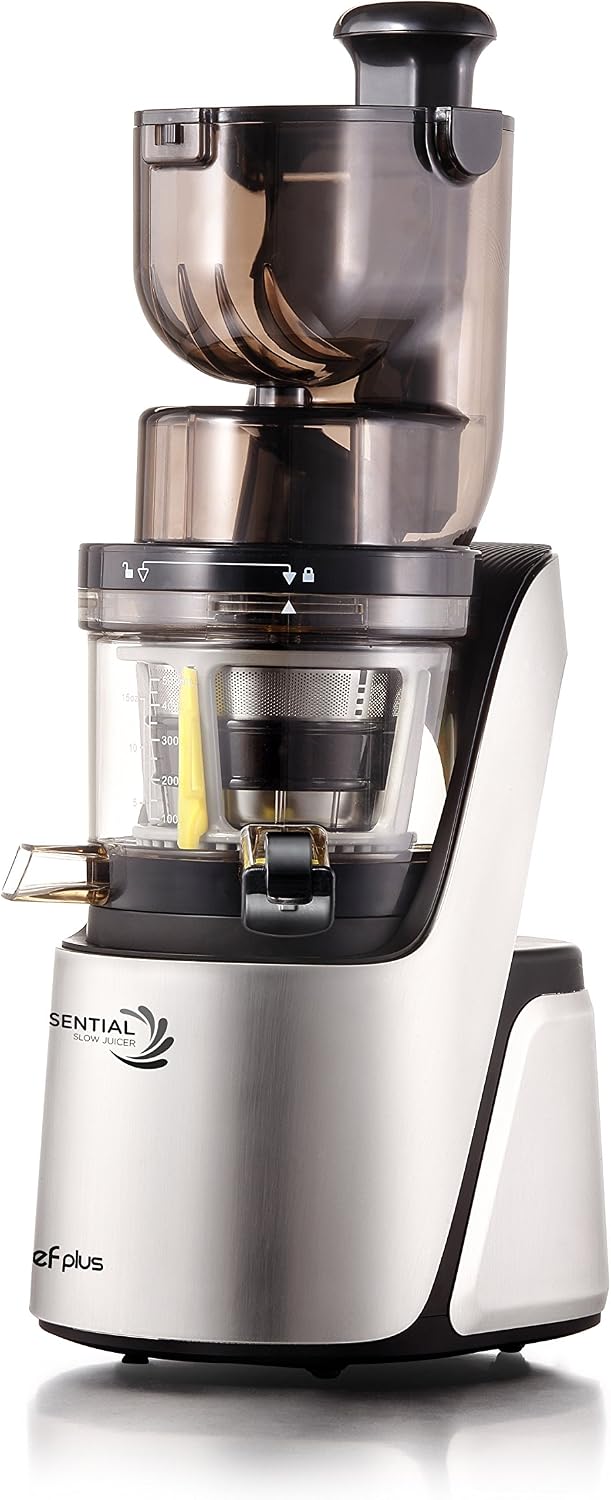 Chef Plus Essential Slow Juicer – Extraktor für Säfte, BPA Free, extrem  leise und mit mehr Leistung 400 W : Amazon.de: Küche, Haushalt \u0026 Wohnen