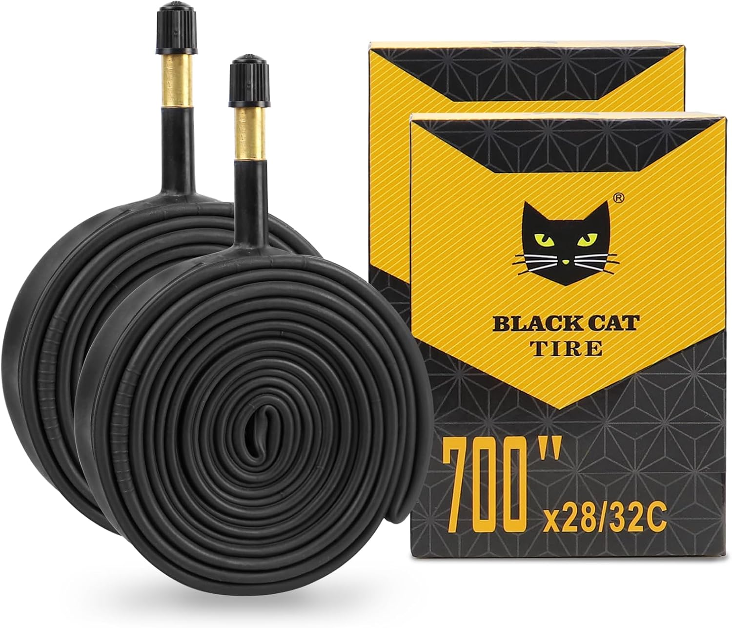 2 Pcs 700x23C/25C 700x28C/32C Bike Tubes, 48mm FV Presta Valve, 700C Bike Tire Tube for Road Bike - Amazon product rated Grade B