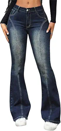 Bell Bottom Jeans for Women Stretchy Skinny High Waisted Jeans