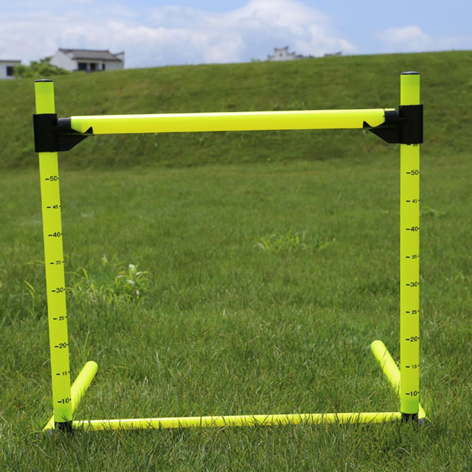 UMJIGF Hurdles Training Plastic Pipes, Lightweight Hurdles for Track and Field, Portable Hurdles Equipment, Soccer Practice Pole Set for Kids,5 Pcs