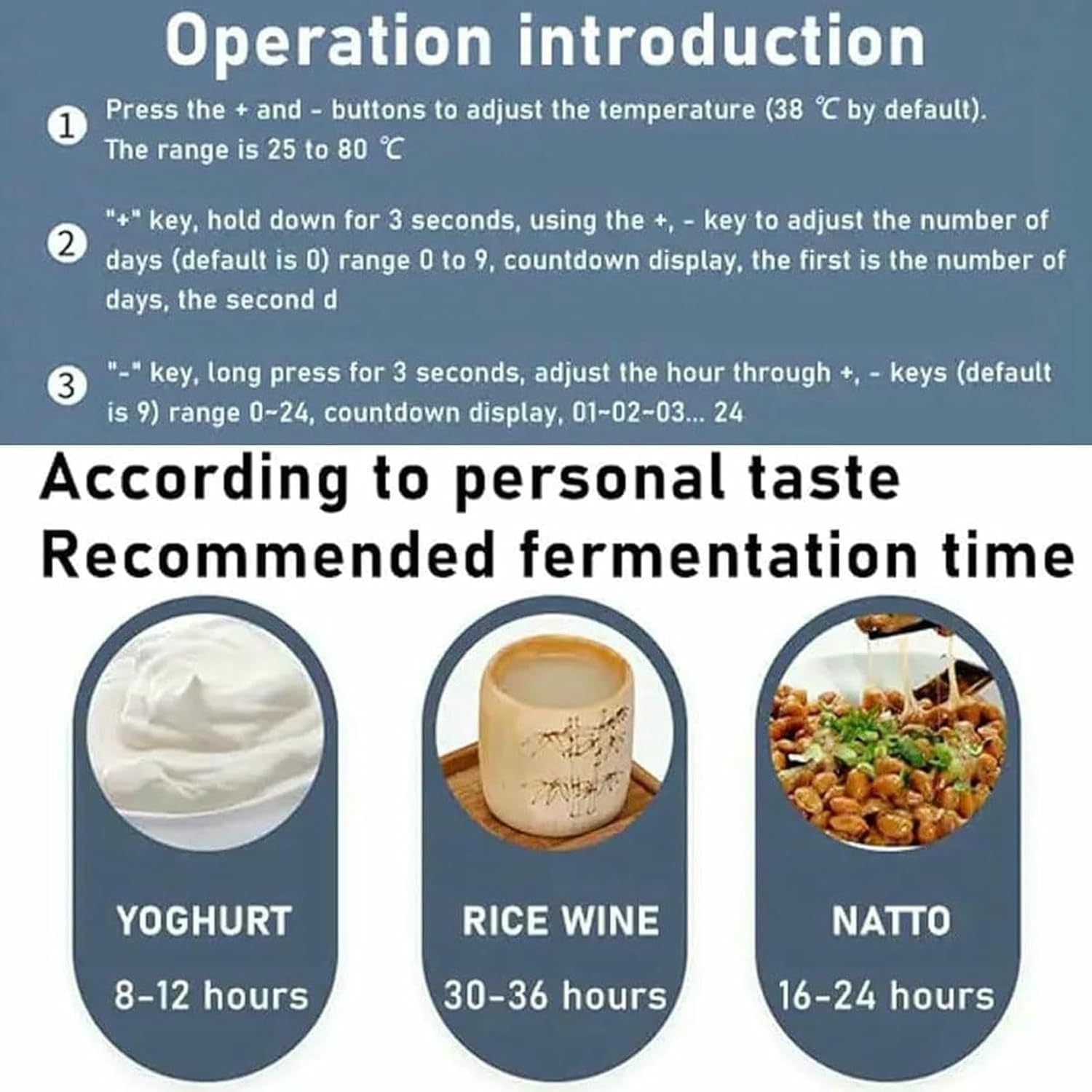 Commercial Yogurt Fermentation Machine, Automatic Yogurt Fermentation Machine with Time and Temperature Control, Electric Yogurt Incubator