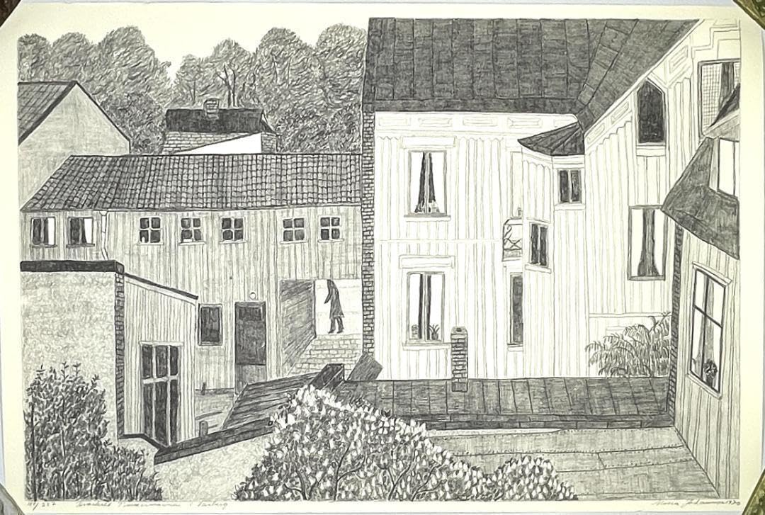 Amazon.co.jp: モナ ヨハンソン オリジナル リトグラフ