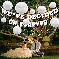 Vista 5 de BEISHIDA 10 Linternas de Papel Blancas Decorativas Chinas/Japonesas Colgantes Redondas de Papel Lámpara para Cumpleaños, Bodas, Navidad, Nupcial