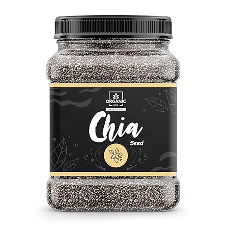 Raw Chia Seeds | Premium Raw Chia Seeds with Omega 3 and Fiber, Healthy Food, Diet Snack - 1kg