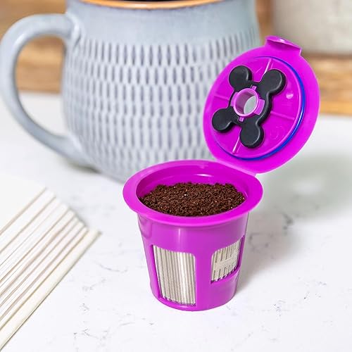 Miniatura 7 de Perfect Pod Filtro de café reutilizable universal para taza de café compatible con cafeteras Keurig de flujo único y supremo