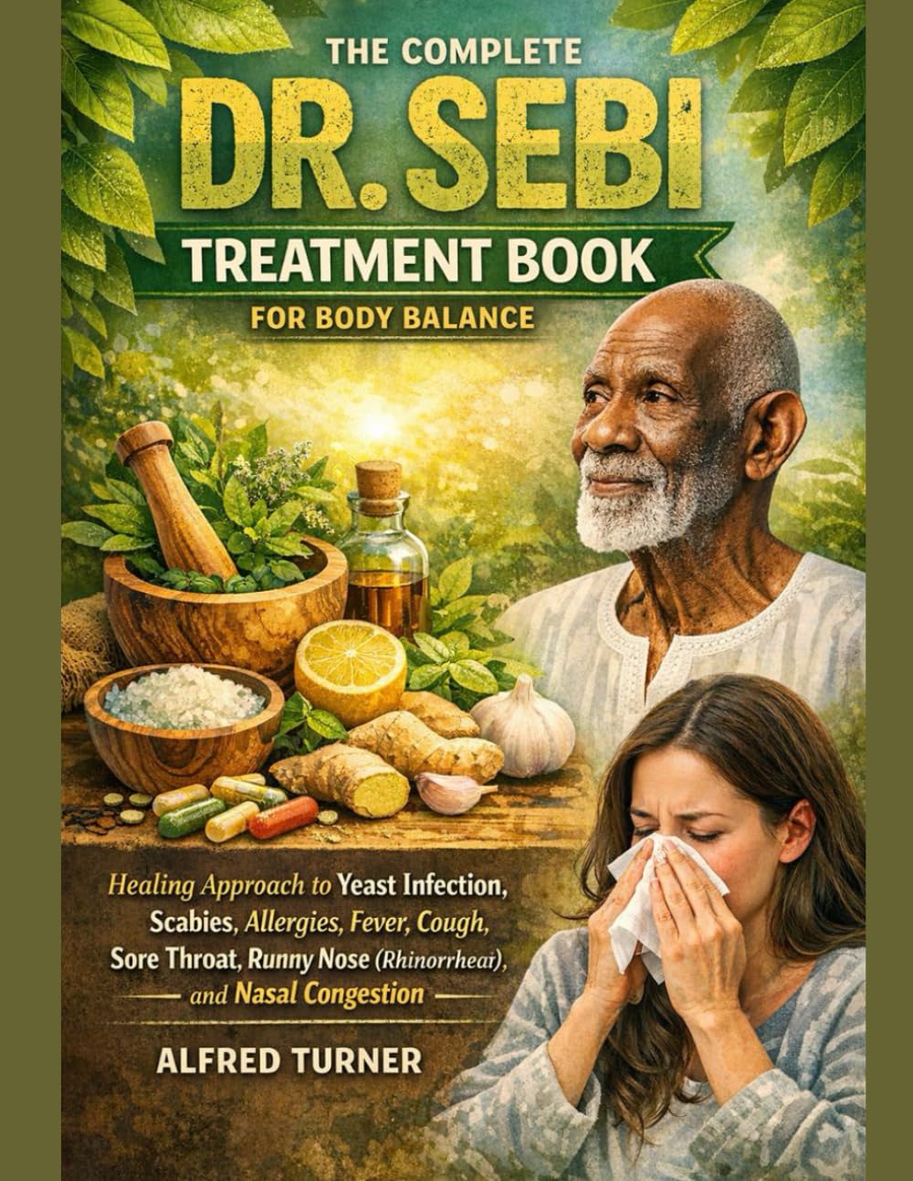 The Complete Dr. Sebi Treatment Book for Body Balance: Healing Approach to Yeast Infection, Scabies, Allergies, Fever, Cough, Sore Throat, Runny Nose (Rhinorrhea), and Nasal Congestion