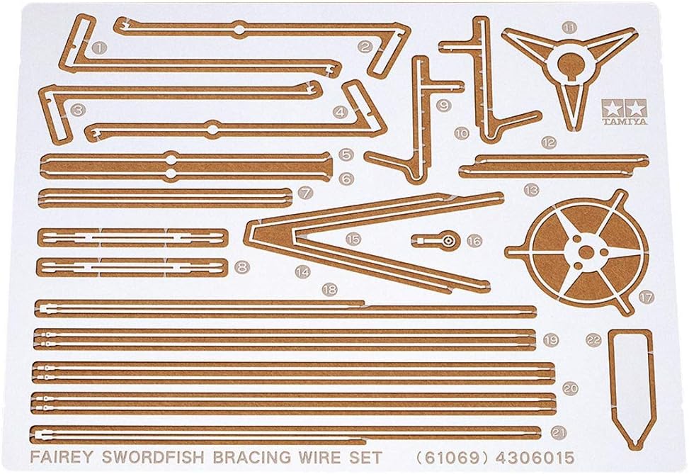 TAMIYA Aircraft Kit 1:48 61069 Swordfish Photo Etched Wire