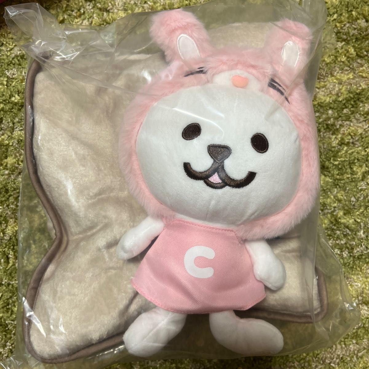 Amazon.co.jp: うさぎトドック ぬいぐるみブランケットセット