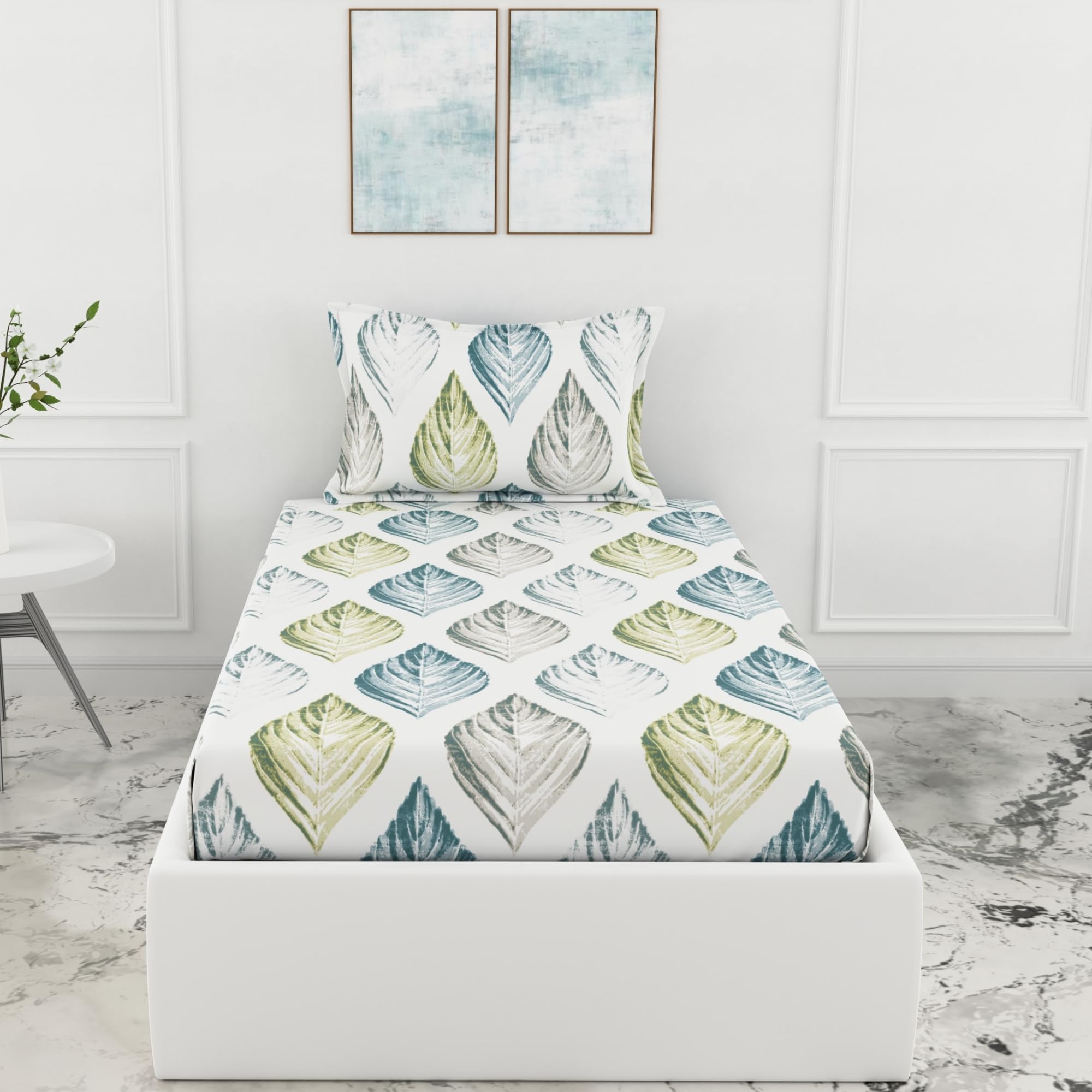 King Size Cotton Fitted Sheet Set - Loreto -11 King Size Cotton Fitted Sheet Set - Loreto -11