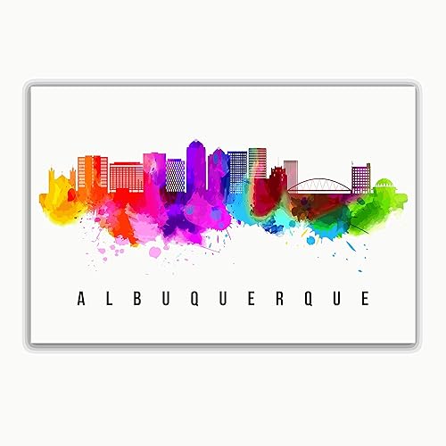 Vista 146 de Póster de Fargo Skyline Dakota del Norte, pintura de paisaje urbano de Dakota del Norte, póster de Fargo Dakota del Norte, impresión de paisaje