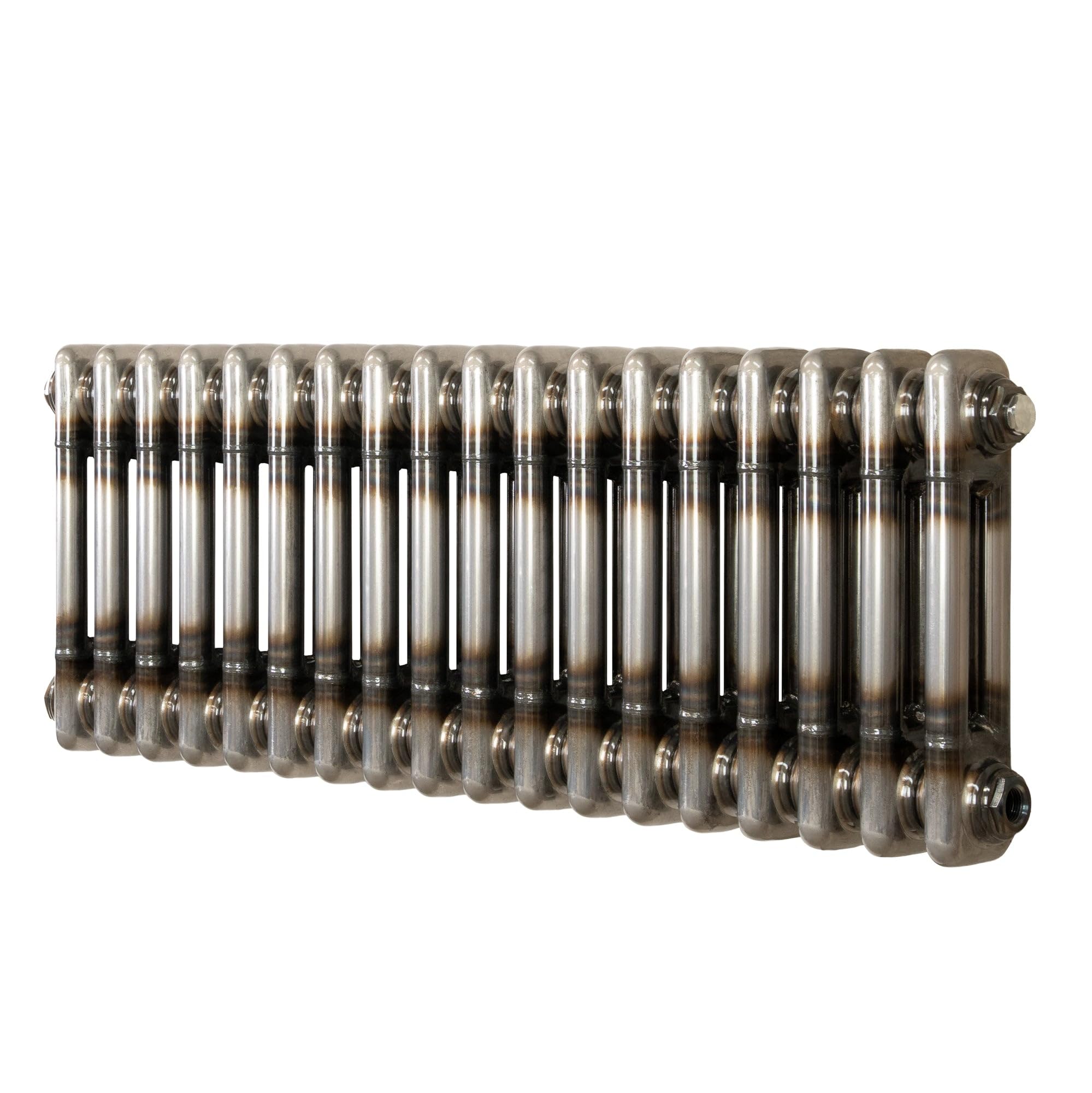 Monstershop Traditional 2 Column Radiator - 300 X 830Mm - Raw Metal