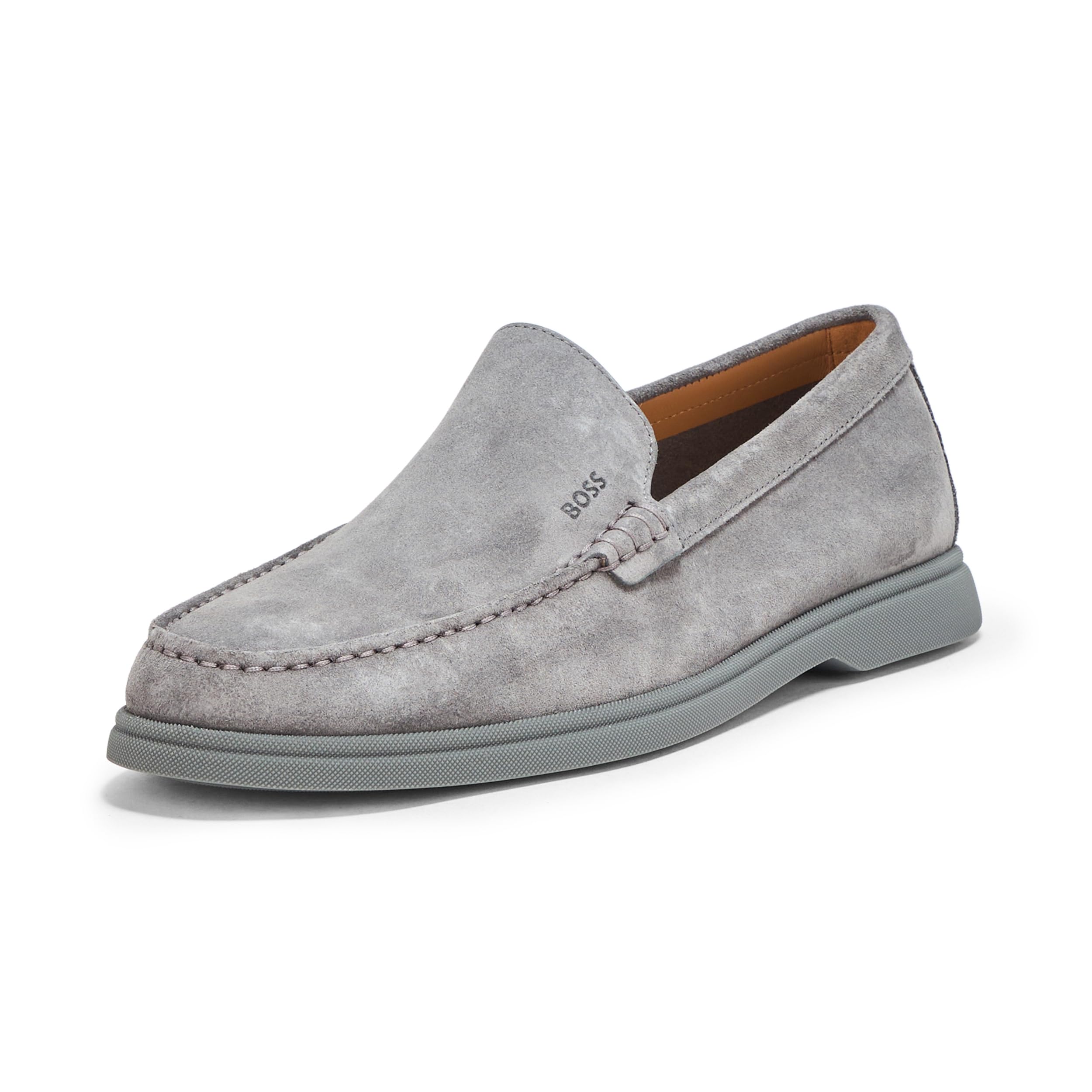 

                                                    BOSS, Casual Suede Moccasins, Grey Microchip, 7