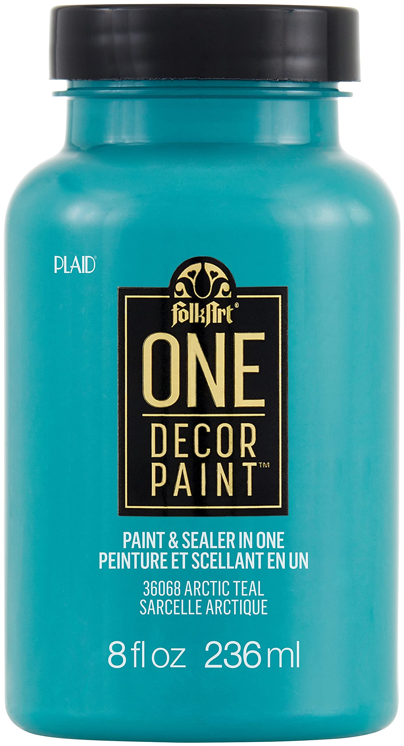 FolkArt 36068 One Decor Paint, 8 oz, Arctic Teal