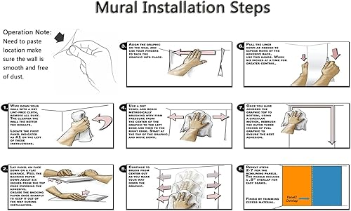 Miniatura 7 de Papel tapiz de acantilado, mural de pared de camino de la pradera, impresión 3D, autoadhesivo, para niños, niñas, dormitorio, oficina, sala de