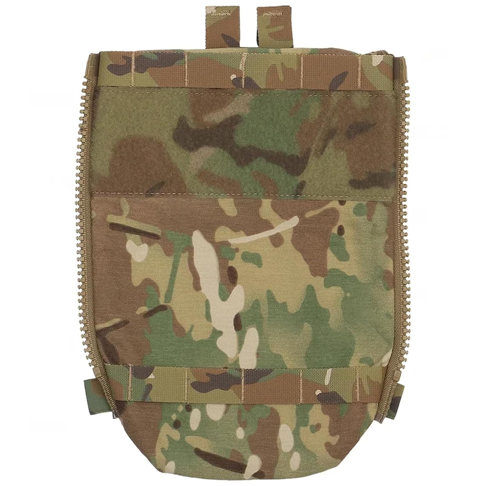 Gilet tattico con pannello posteriore borsa d'acqua con cerniera laterale Airsoft Plate Carrier adattatore MOLLE caccia Airsoft Gear