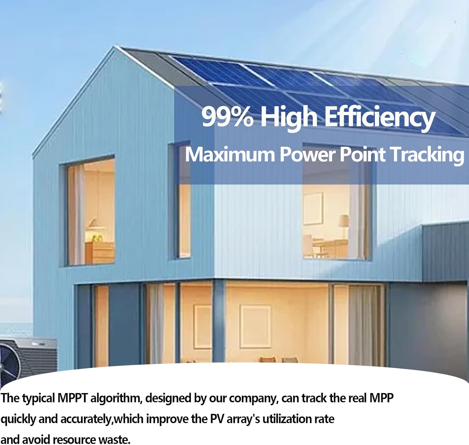 TINGEN 1000W Solar Grid Tie Inverter DC Input 22-65V AC Output Auto Switch 110V or 220V with LCD Display with Limiter