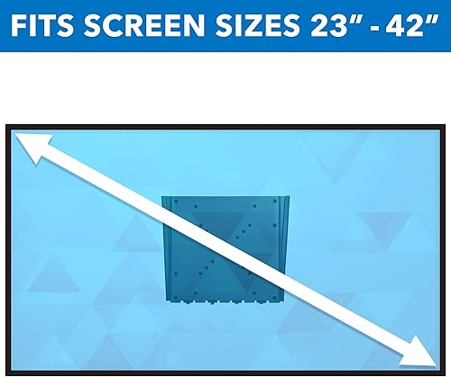 Miniatura 8 de Mount-It! Soporte de pared fijo para TV de perfil bajo, diseño empotrado ultra delgado para pantallas de 23 a 42 pulgadas, compatible con VESA 200 x