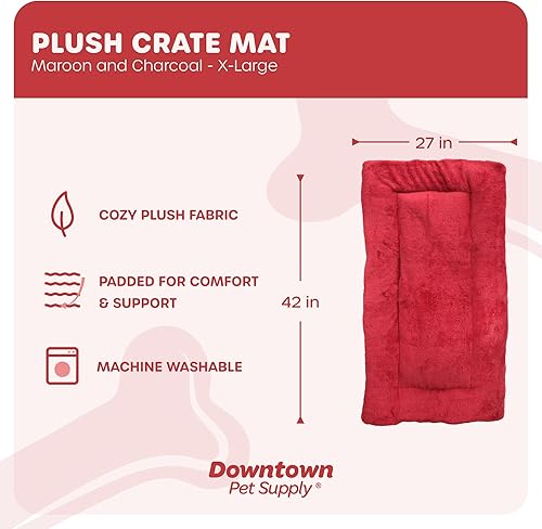 Vista 27 de Downtown Pet Supply - Alfombrilla de comodidad para jaulas de perreras, almohadilla para siestas