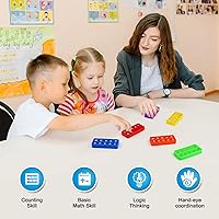 Vista 2 de Aizweb Ten-Frame Counting Toys,Math Manipulative for Elementary,Number Math Games, Montessori Educational Toy for Preschool Kindergarten Classroom