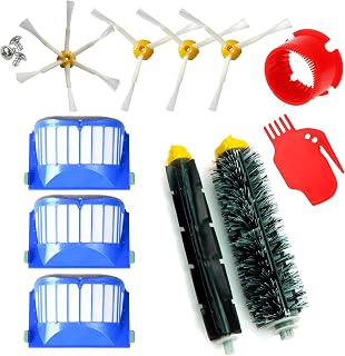 MIRTUX Kit de Repuestos para Roomba Serie 600 – Limpieza Completa con Filtros HEPA y Cepillos – Ideal para Hogares con Mascotas – Compatible con Modelos 605, 620, 630, 650, 651, 676, 680, 696 y más