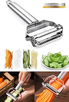 Multi Practical Stainless Steel Turbo Julian Fruit Vegetable Peeler Cutter Chopper