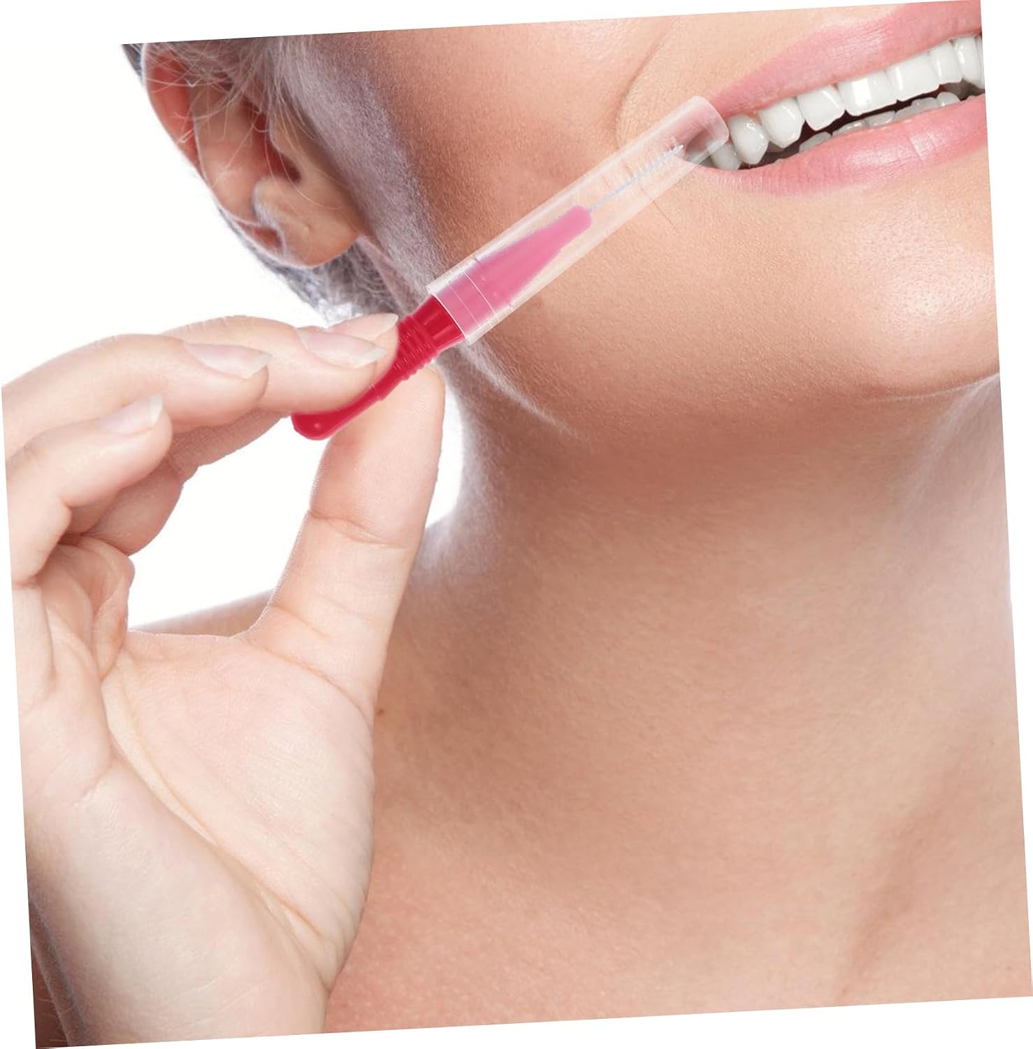 PRETYZOOM 50pcs Interdental Brush for Braces Brush Picks Oral Cleaner for Braces Cleaning Tool