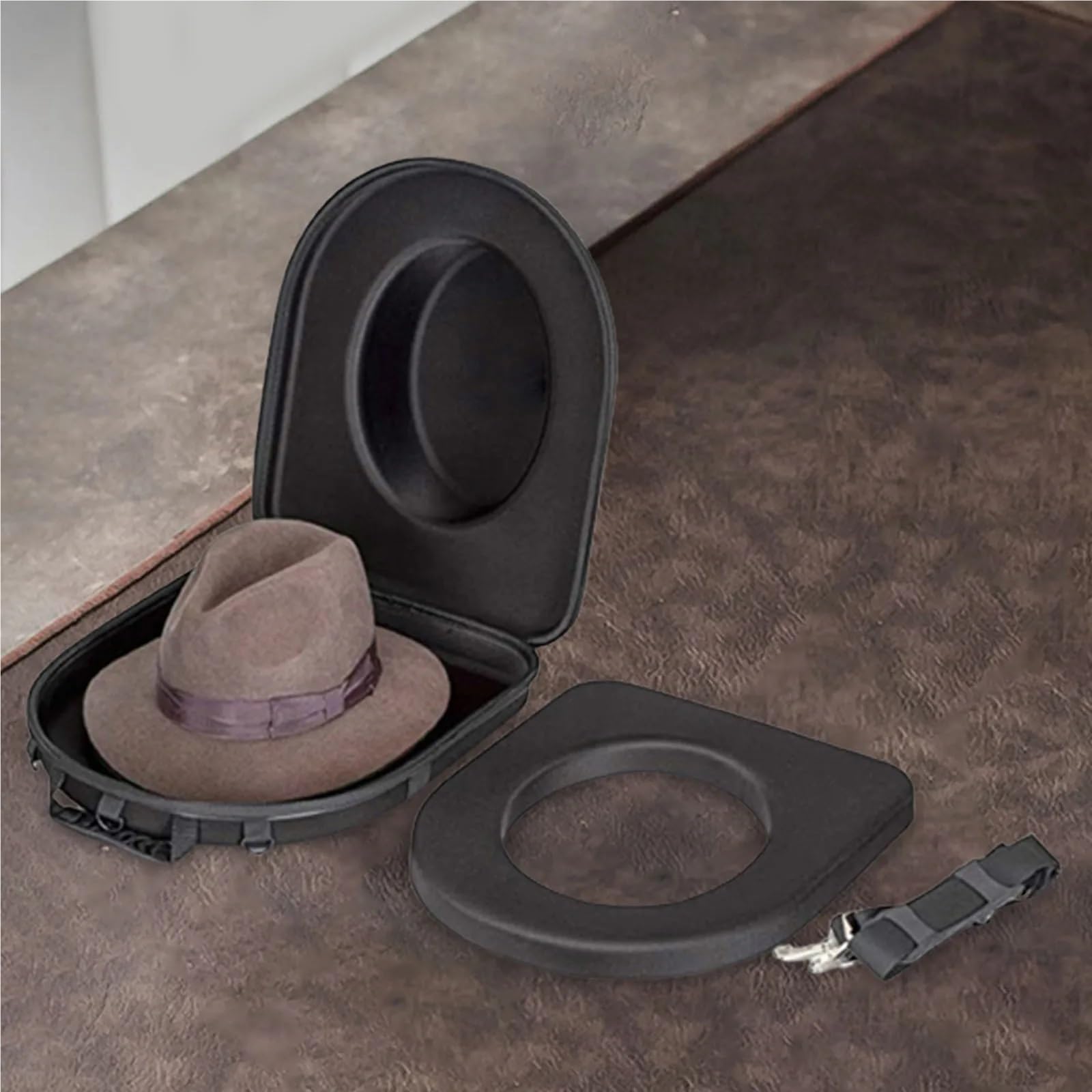 Porta cappello Borse da viaggio Borsa trasporto Custodia for Cappello cowboy Scatola di immagazzinaggio Per l'Armadio