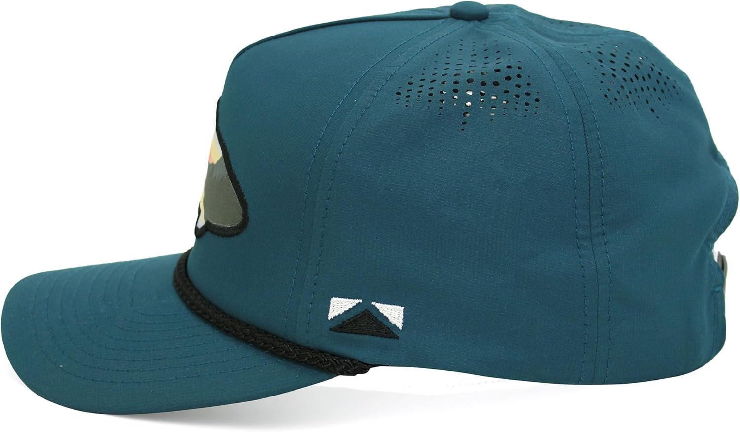 Paramount Outdoors Sunset Trout Fishing Hat Mountain Fish Silhouette Performance Outdoor Hat with Comfort Snapback