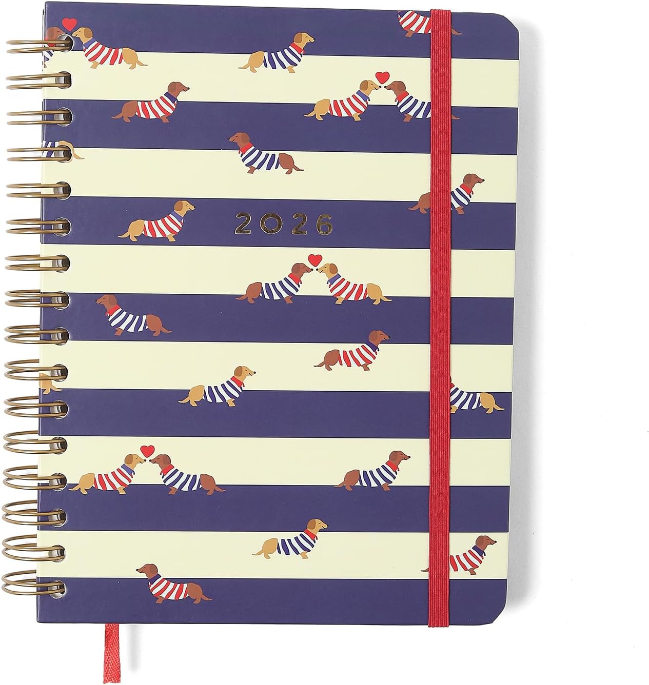 AGENDA PLANNER WIRE-O 2026 PRAIA SEMANAL NOTAS C/DIVISORIAS A5 CACHORROS AGENDA PLANNER WIRE-O 2026 PRAIA SEMANAL NOTAS C/DIVISORIAS A5 CACHORROS