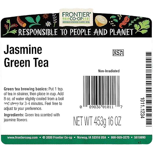 Miniatura 2 de Frontier Co-op Té verde jazmín 1lb
