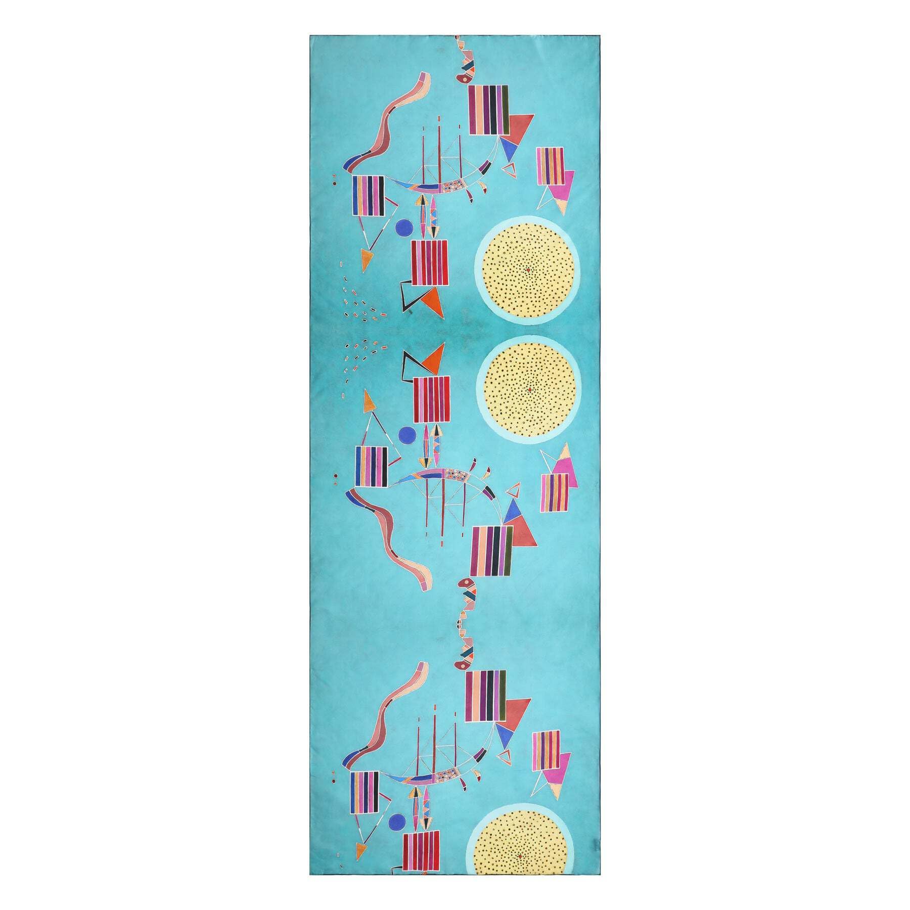 Schal aus Seide, bedruckt, für Damen und Herren, modisches Accessoire, originelles Geschenk, 180 x 65 cm, für Hochzeiten und Veranstaltungen