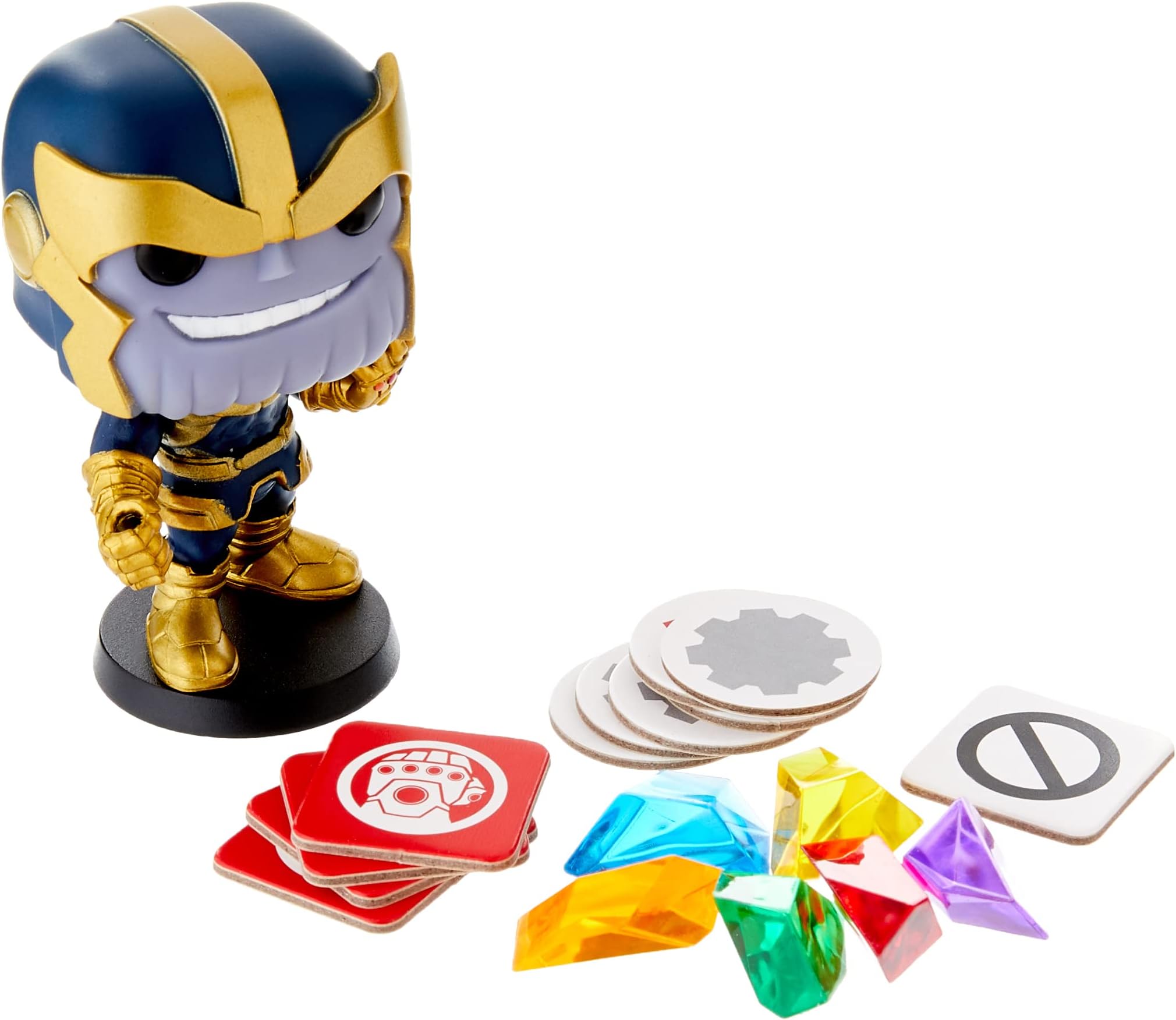 Games Funkoverse: Marvel: 101 1-Pack - Black Panther - French Version - Thanos - 3'' (7.6 Cm) POP! - Light Strategy Board Game For Children & Adults (Ages 10+) - 2-4 Players - Amazon Exclusive