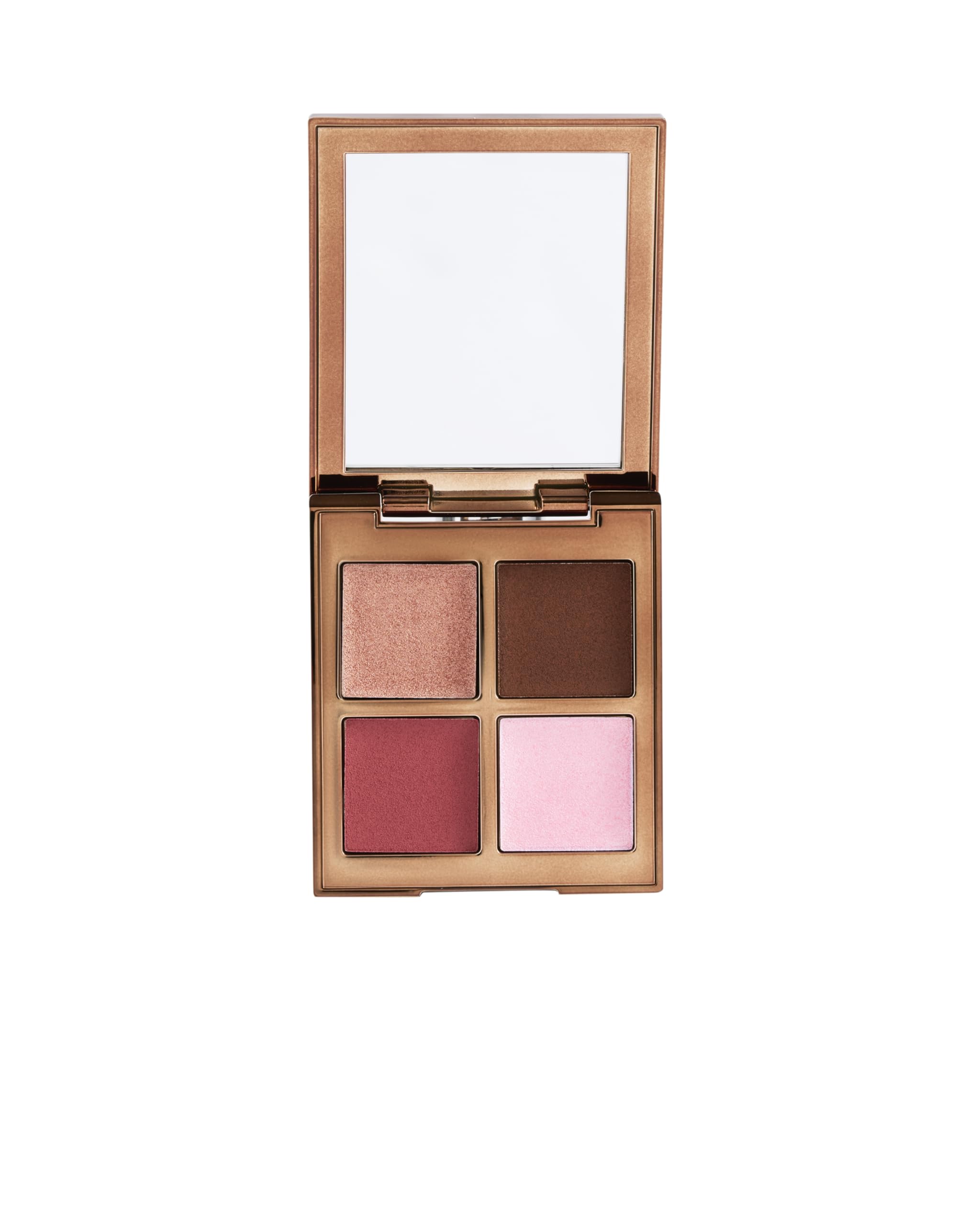MASQMAI Glow Me Up Face Palette z rozświetlaczem, konturowaniem i różem, 4 odcienie
