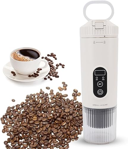 Zunate Portable Coffee Maker, 21 Bar Coffee Machine with Self Heating for Coffee Capsules and Grounds, Coffee Makers for Travel, Camping, Hiking, disponible en Yaxa Colombia