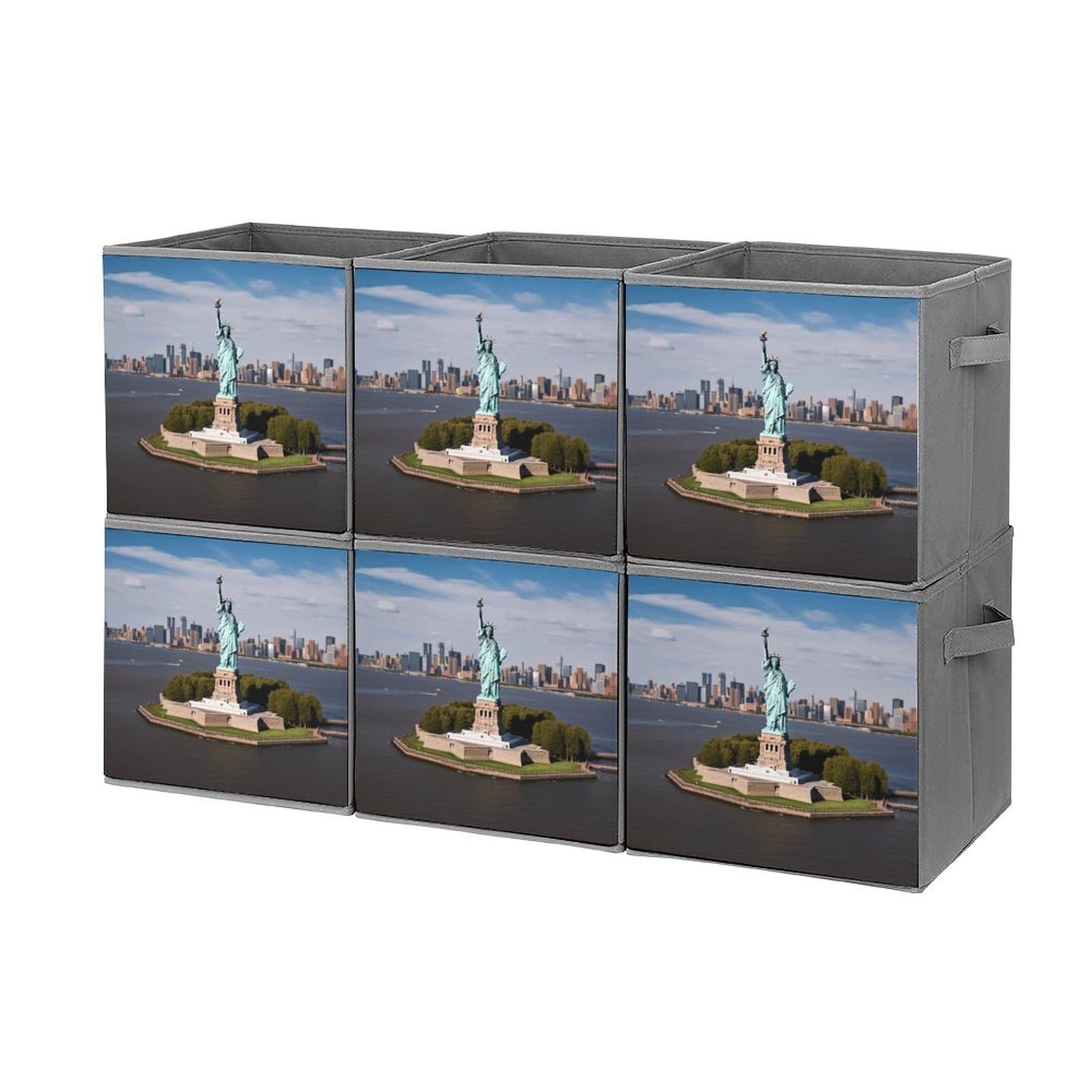 Boîtes de rangement pliables chambre bureau placard imprimé statue