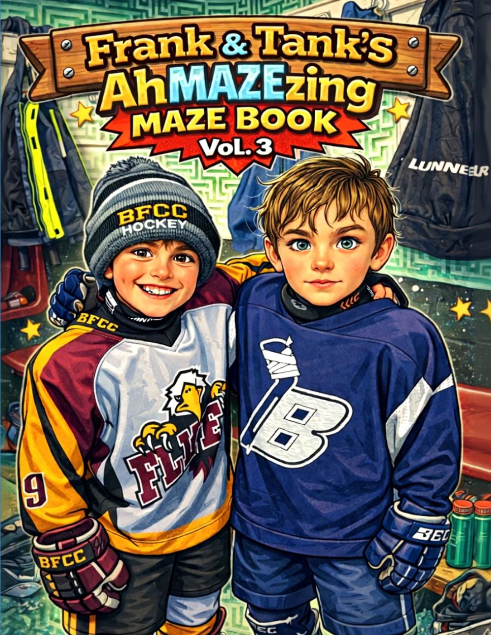 Frank & Tank's AhMAZEzing Maze Book Vol. 3: Easy Maze Puzzles for Kids Ages 6–10 | 25 Fun Brain Games for Young Puzzle Solvers